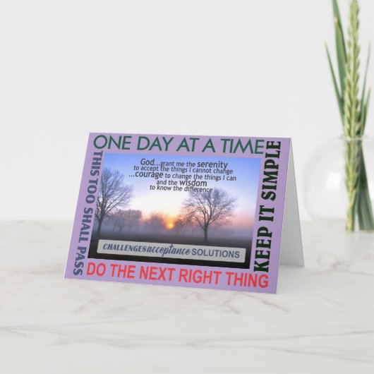 回復スローガンwisdom card 25 カード (正面)