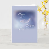 回復ハッピー喜び無料 カード (黄色い花)