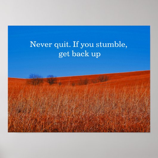 回復ポスターをやる気を起こさせる期待 ポスター (正面)