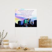 回復ポスター – セレニティ祈りの言葉スペインの/X ポスター (キッチン)