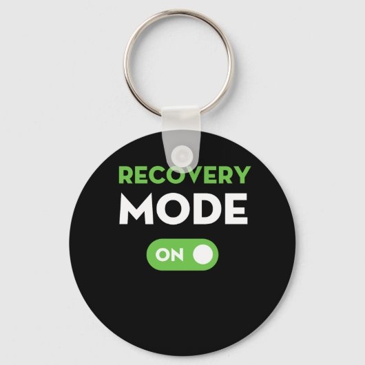 回復モードGet Well Giftけがのおもしろい場合 キーホルダー (正面)