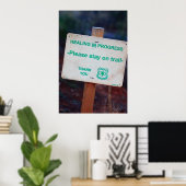 回復中 ポスター (ホームオフィス)