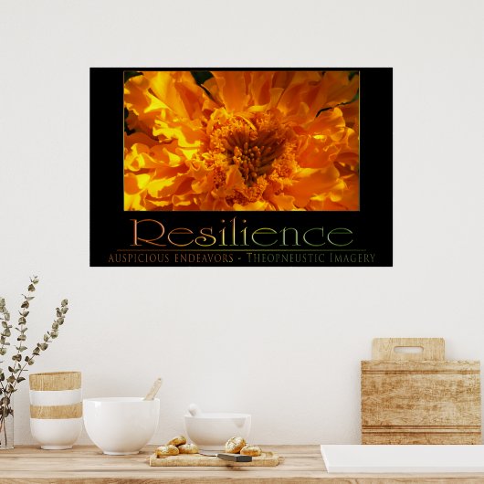 回復力 ポスター (キッチン)