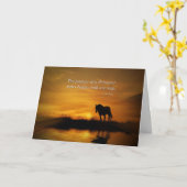 回復勇気付けられるホースとラズタオ カード (黄色い花)