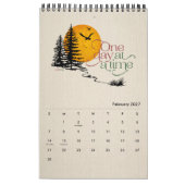 回復引用文、感動的なスローガン、12のステップ カレンダー (2月 2027)