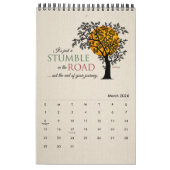 回復引用文、感動的なスローガン、12のステップ カレンダー (3月 2026)