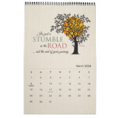 回復引用文、感動的なスローガン、12のステップ カレンダー (3月 2026)