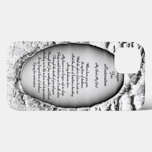 回復祈りの言葉 Case-Mate iPhoneケース (裏面 (横))