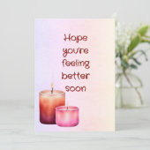 回復祝いカード 招待状 (スタンド正面)