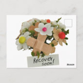 回復祝いポストカード ポストカード (裏面)