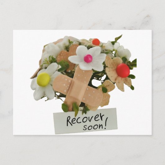 回復祝いポストカード ポストカード (正面)