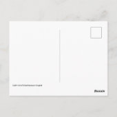 回復祝い - チャリティー資金調達 ギフトアイテム ポストカード (裏面)