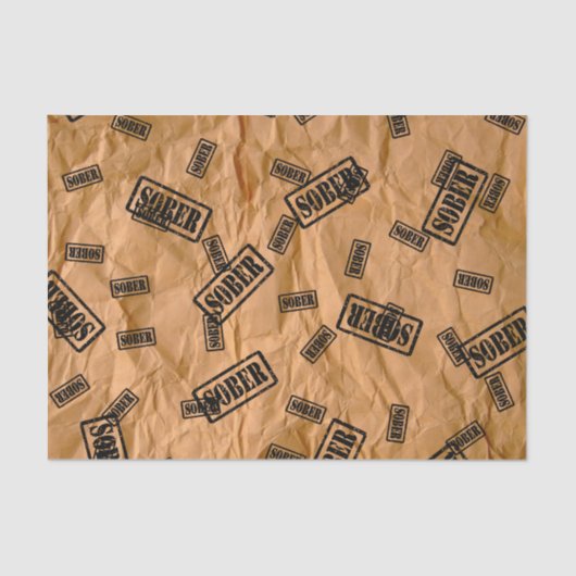 回復節酒の冷静なティッシュペーパー 薄葉紙 (正面)