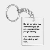 回復試験 キーホルダー (正面左)