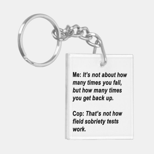 回復試験 キーホルダー (正面左)