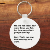 回復試験 キーホルダー (正面)