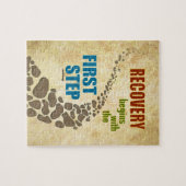 回復、第一歩(12ステップは、自由に薬剤を入れます) ジグソーパズル (横)