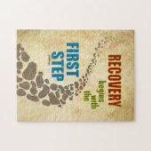 回復、第一歩(12ステップは、自由に薬剤を入れます) ジグソーパズル (横)