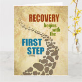 回復、第1段階（12段階、無薬） カード (黄色い花)