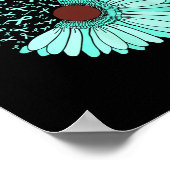 回復S薬物アルコール認識度中毒リボン ポスター (角)