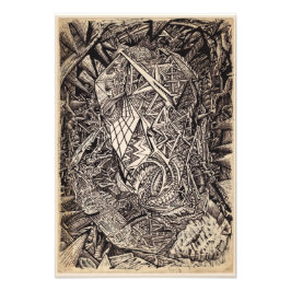 回折した（洞窟の住人） フォトプリント           