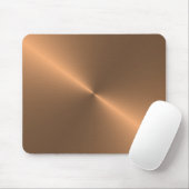 回状によってブラシをかけられる銅 マウスパッド (マウス)