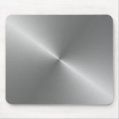 回状によってブラシをかけられる鋼鉄 マウスパッド (正面)
