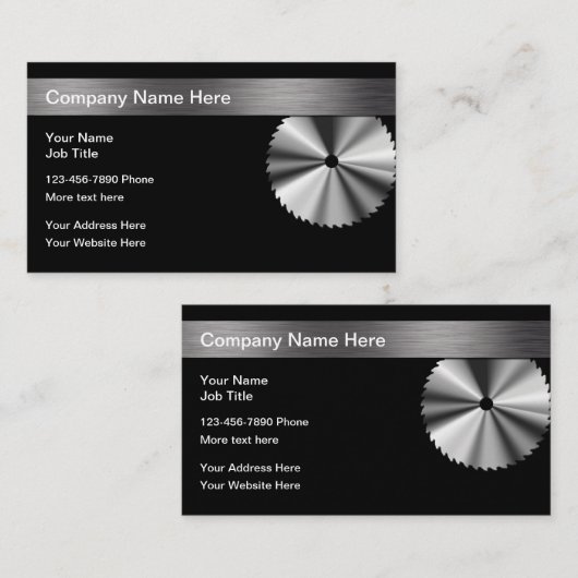 回状は鋸歯の建築を 名刺 (正面/裏面)