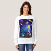 回生まれ転する スウェットシャツ (正面フル)