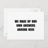 回答を補う ポストカード (正面/裏面)