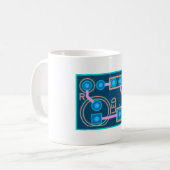 回路のマグ コーヒーマグカップ (正面左)