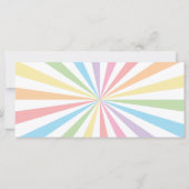 回路カーニバルチケット誕生日招待状 (裏面)