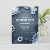 回路ギアエンジニアリング卒業写真 招待状 (スタンド正面)