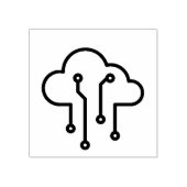 回路チップデザイン ラバースタンプ (インプリント)