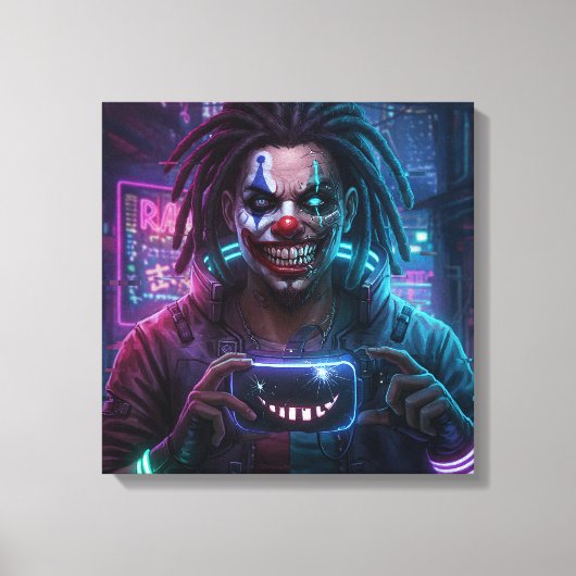 回路ピエロキャンバス印刷 キャンバスプリント (正面)