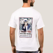 回路マイクロファイバ長袖 Tシャツ (裏面)