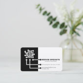 回路レイアウト 名刺 (スタンド正面)