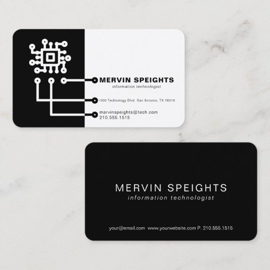 回路レイアウト 名刺 (正面/裏面)