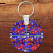 回路内部（プリント回路基板 – PCB） キーホルダー (正面)