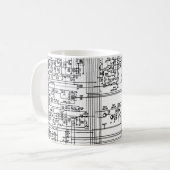 回路図シンボル電子回路 コーヒーマグカップ (正面左)