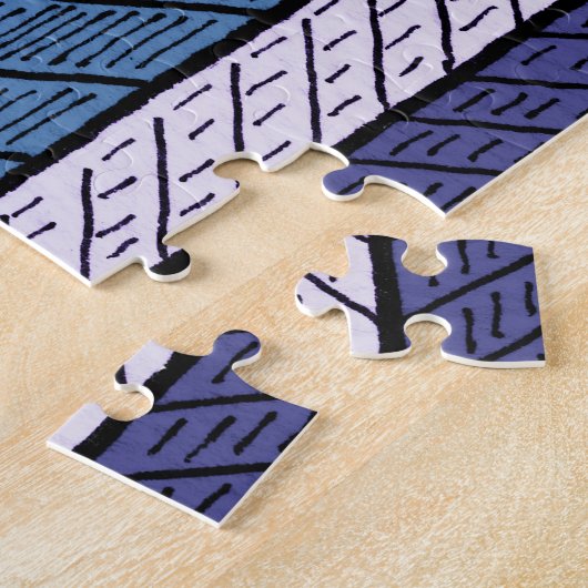 回路図パズルグラフィックを使用したジグソーの都市 ジグソーパズル (側面)