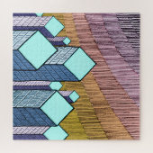 回路図パズルグラフィックを使用したジグソーの都市 ジグソーパズル (横)