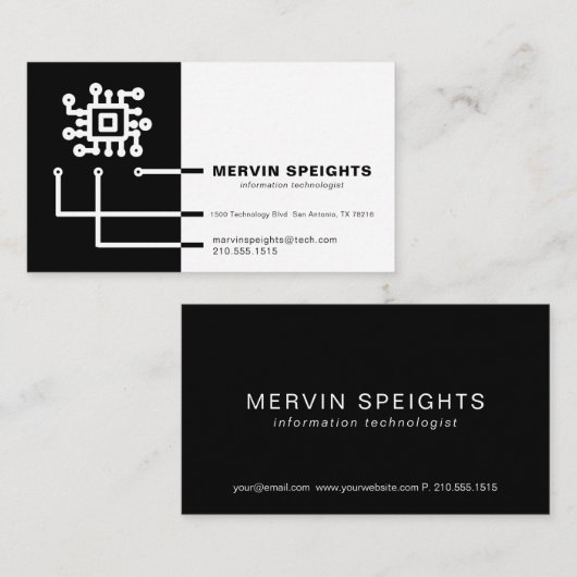 回路図 名刺 (正面/裏面)