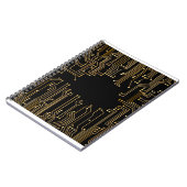 回路基板の壁紙 ノートブック (左側)