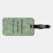 回路基板の背景 ラゲッジタグ (裏面横)