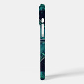 回路基板テクノロジーインスパイアードスタイル Case-Mate iPhoneケース (裏面 / 左)