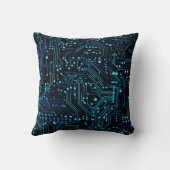 回路基板デザインイラストレーションクッション クッション (裏面)