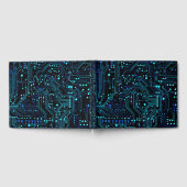 回路基板デザインイラストレーションクッション ゲストブック (全面)