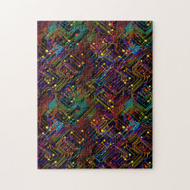 回路基板デザインイラストレーション ジグソーパズル