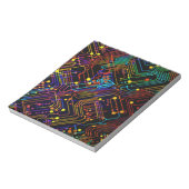 回路基板デザインイラストレーション ノートパッド (回転)